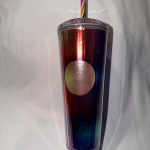 2021 Starbucks 24 OZ Venti Tumbler RAINBOW PRIDE KALEIDOSCOPE Special Edition!